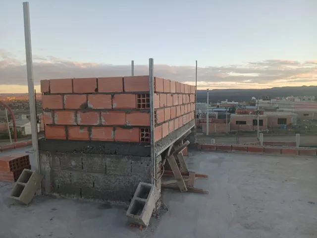 Paredes sobre la base de bloques