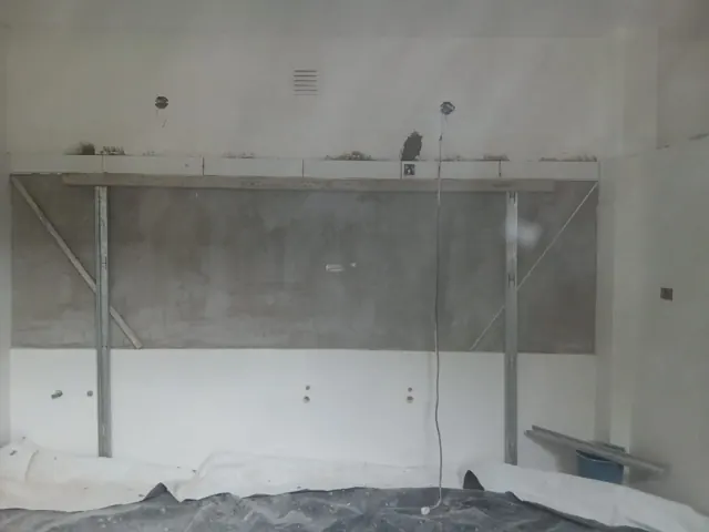 Estructura para la mesada