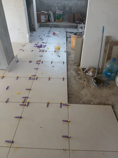 Colocación por sectores, pieza por pieza